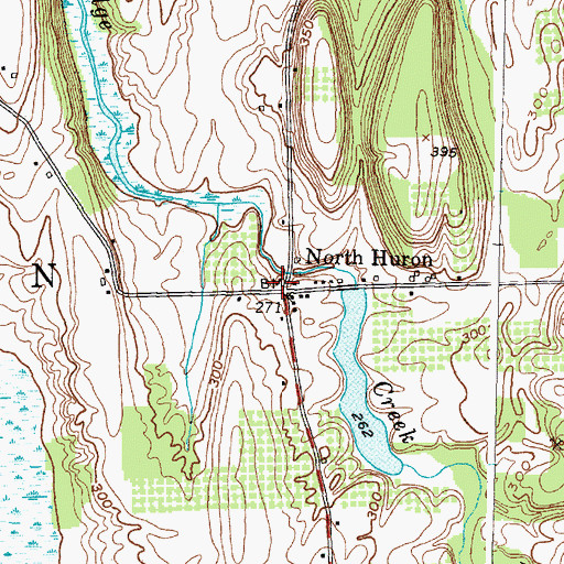 Topographic Map of School Number 9 (historical), NY