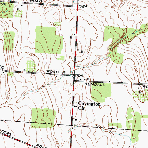 Topographic Map of School Number 7 (historical), NY