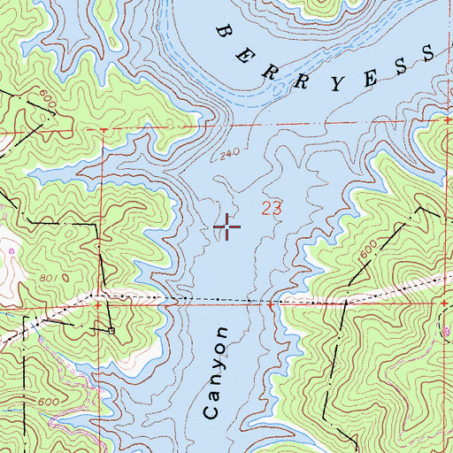 Topographic Map of Wragg Canyon, CA