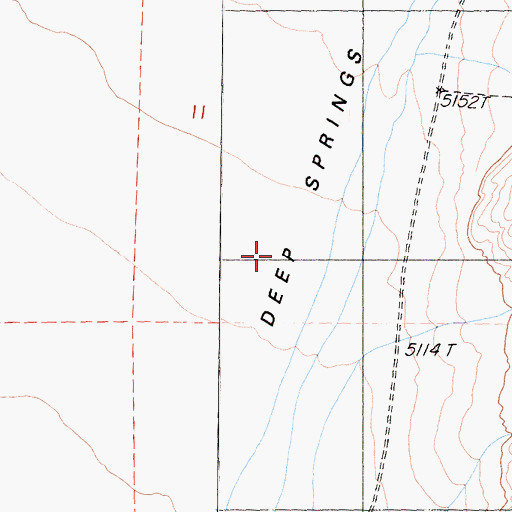 Topographic Map of Wyman Creek, CA