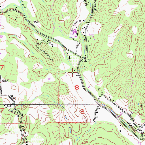 Topographic Map of Yulupa Creek, CA