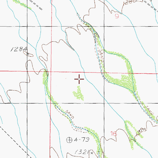 Topographic Map of Lake Towers, AZ