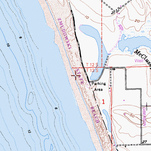 Topographic Map of Zmudowski State Beach, CA