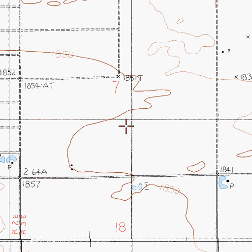 Topographic Map of Mojave Valley, CA