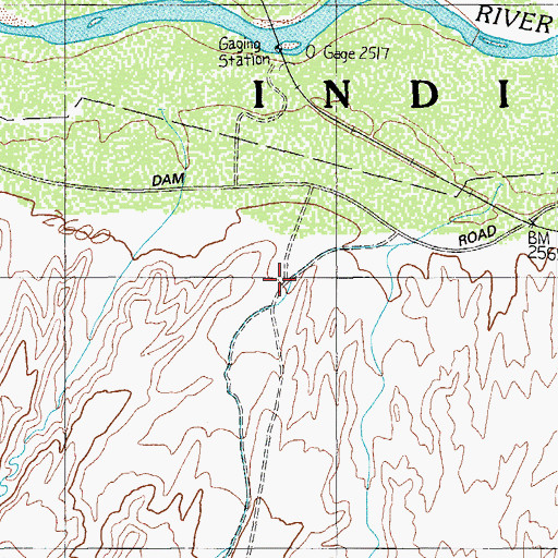 Topographic Map of Calva Draw, AZ