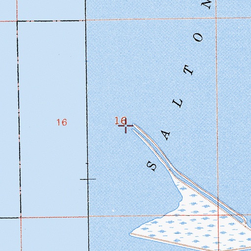 Topographic Map of Alamo River, CA