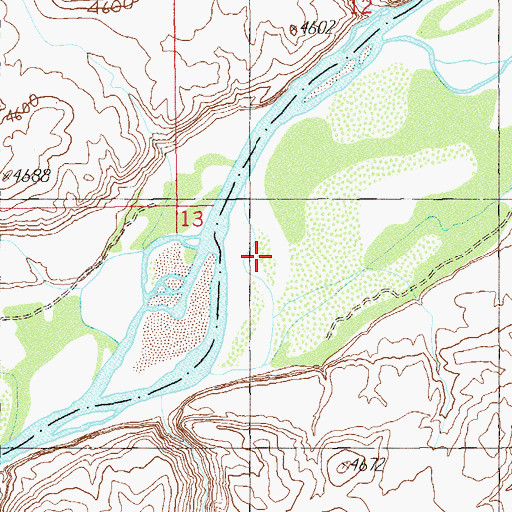 Topographic Map of Gothic Creek, UT