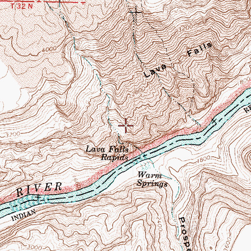 Topographic Map of Esplanade Bench, AZ