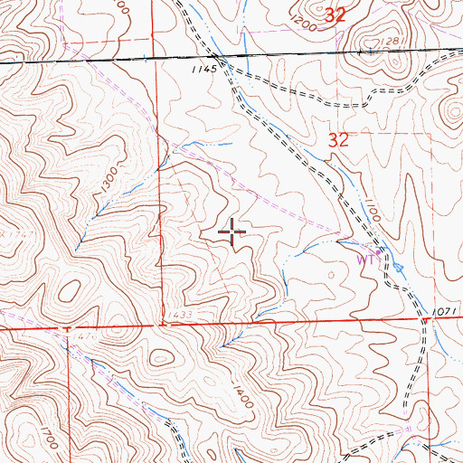 Topographic Map of Ambrose Well, CA