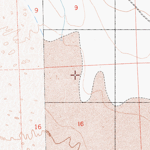 Topographic Map of American Girl Wash, CA