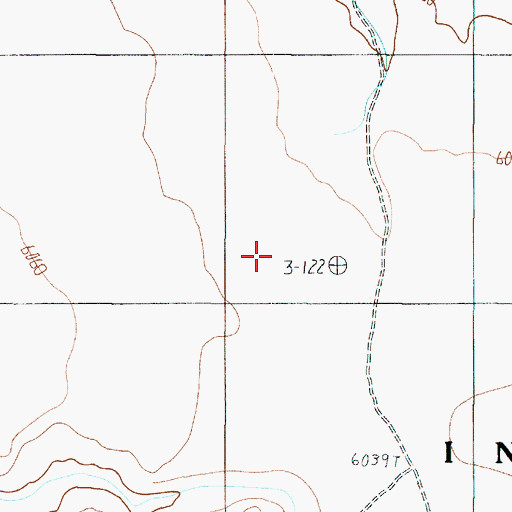 Topographic Map of Grand Canyon Navajo Tribal Park, AZ