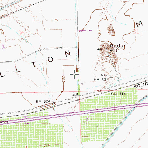 Topographic Map of Filibusters Camp, AZ