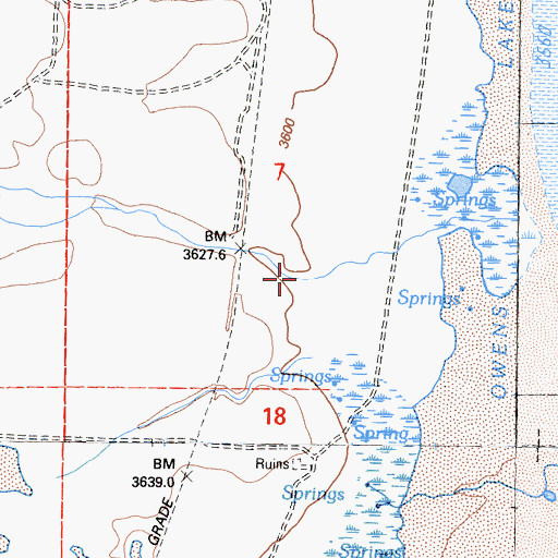 Topographic Map of Ash Creek, CA