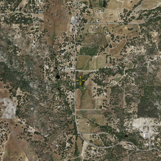 Aerial/Satellite Image of Bailey Creek, CA