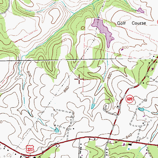 Topographic Map of Forest Census Designated Place, VA