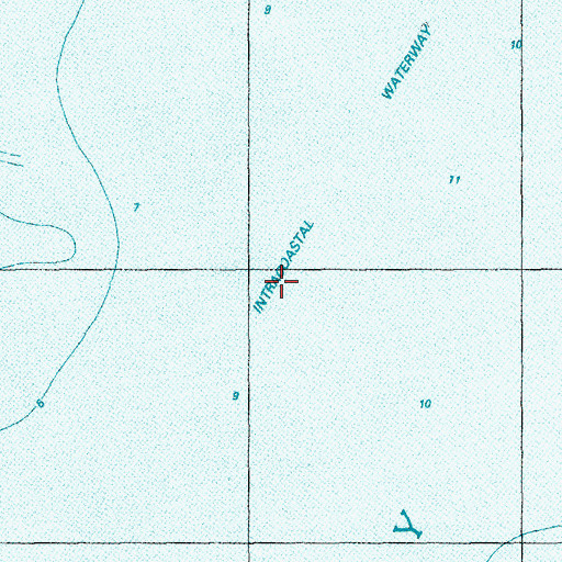 Topographic Map of Forked River Census Designated Place, NJ