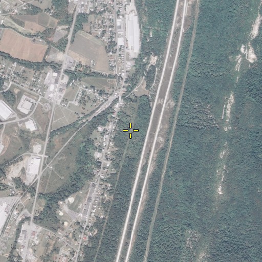 Aerial/Satellite Image of Claysburg Census Designated Place, PA