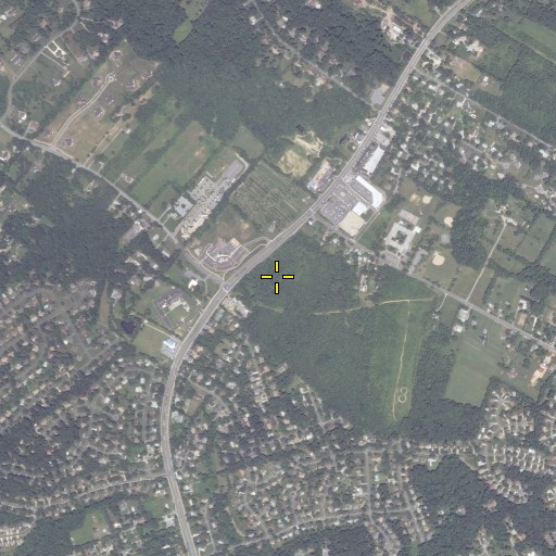 Aerial/Satellite Image of Cloverly Census Designated Place, MD