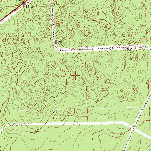 Topographic Map of Northampton Census Designated Place, NY