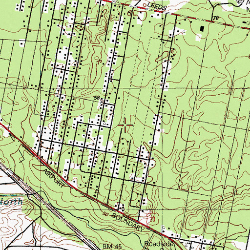 Topographic Map of Pomona Census Designated Place, NJ