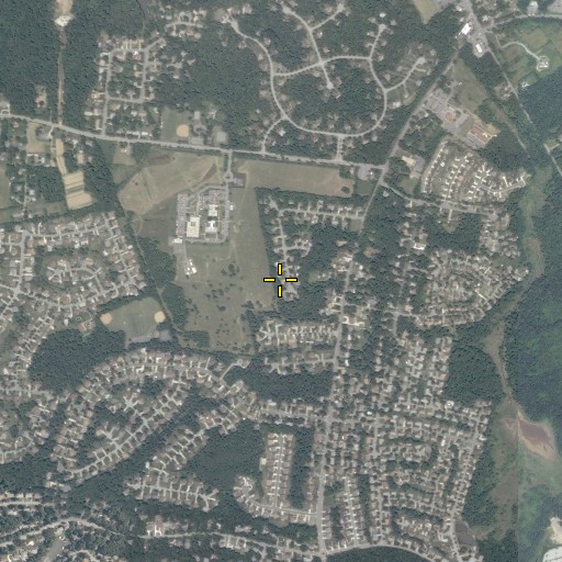 Aerial/Satellite Image of Fort Washington Census Designated Place, MD