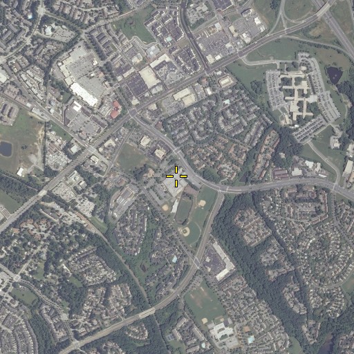 Aerial/Satellite Image of Germantown Census Designated Place, MD