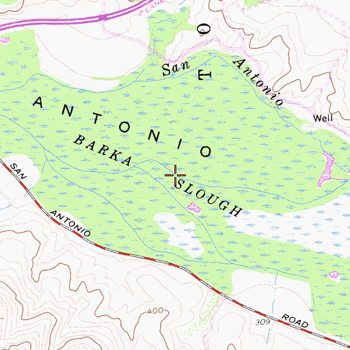 Topographic Map of Barka Slough, CA