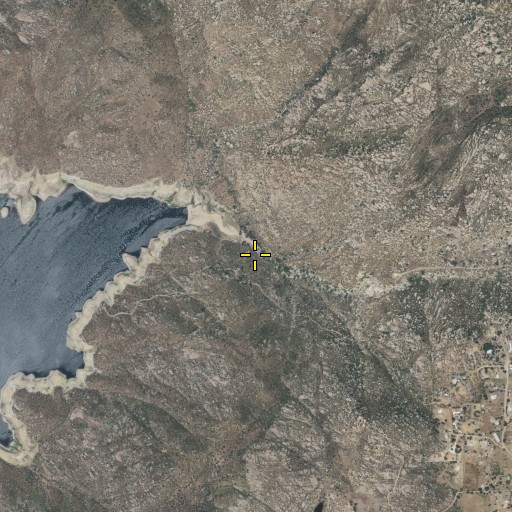 Aerial/Satellite Image of Barona Valley, CA