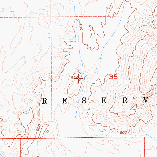 Topographic Map of Barrett Canyon, CA
