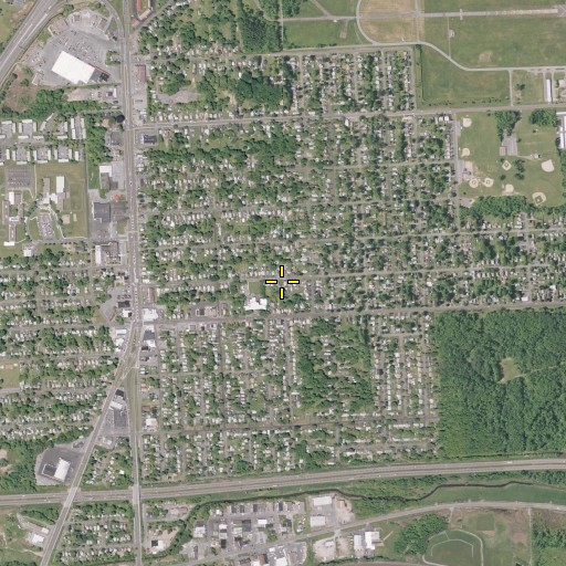 Aerial/Satellite Image of Mattydale Census Designated Place, NY