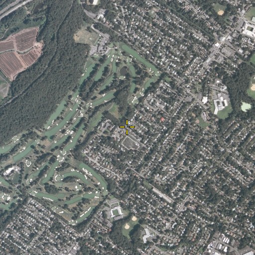 Aerial/Satellite Image of Springfield Census Designated Place, NJ
