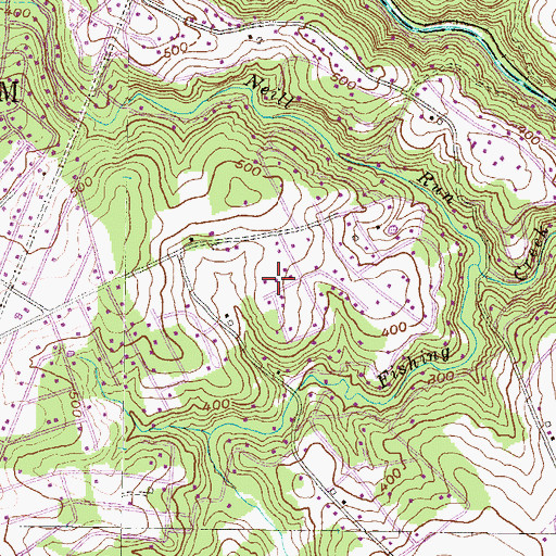 Topographic Map of Susquehanna Trails Census Designated Place, PA