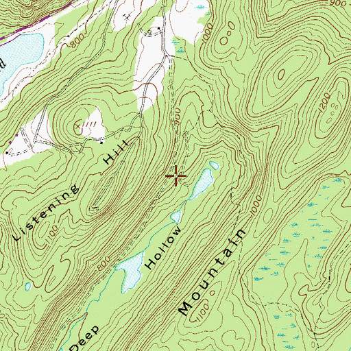 Topographic Map of West Point Census Designated Place, NY