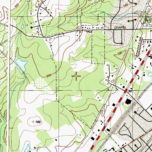Topographic Map of City of Havre de Grace, MD