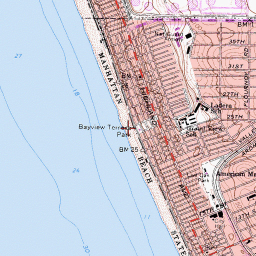Topographic Map of Parque Culiacan, CA
