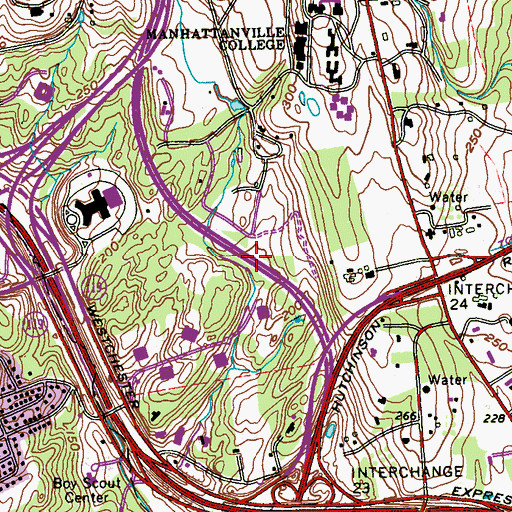 Topographic Map of Village of Harrison, NY