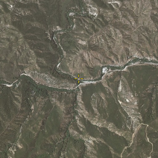 Aerial/Satellite Image of Bear Creek, CA