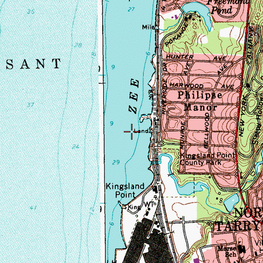 Topographic Map of Village of Sleepy Hollow, NY