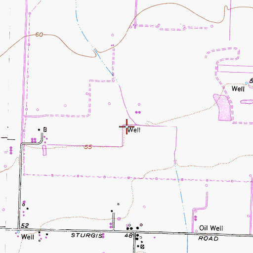 Topographic Map of Beardsley Wash, CA