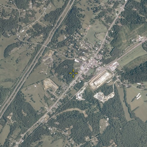 Aerial/Satellite Image of Town of Troutville, VA