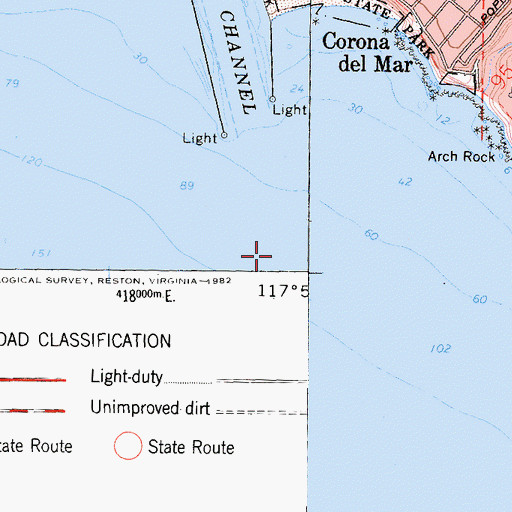 Topographic Map of Begonia Park, CA