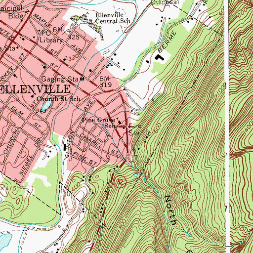 Topographic Map of Kimble Hose Company Number 2, NY