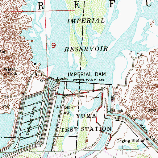 Topographic Map of Harwood, AZ
