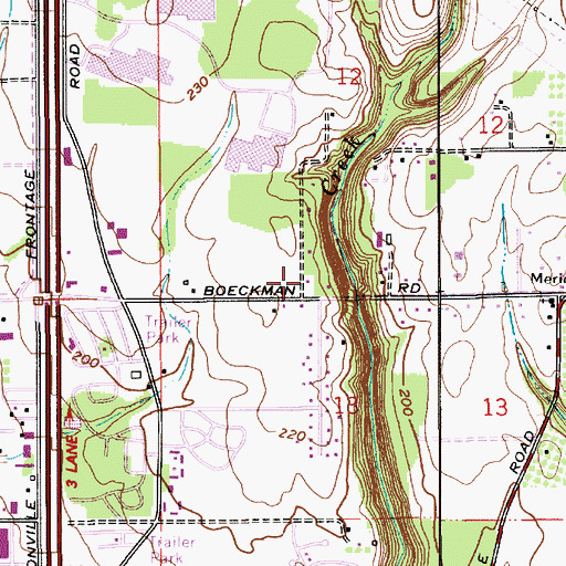 Topographic Map of Pacific Northwest Academy, OR