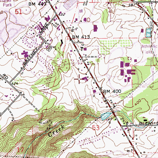 Topographic Map of North Clackamas Christian School, OR