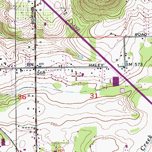 Topographic Map of Good Shepherd School, OR