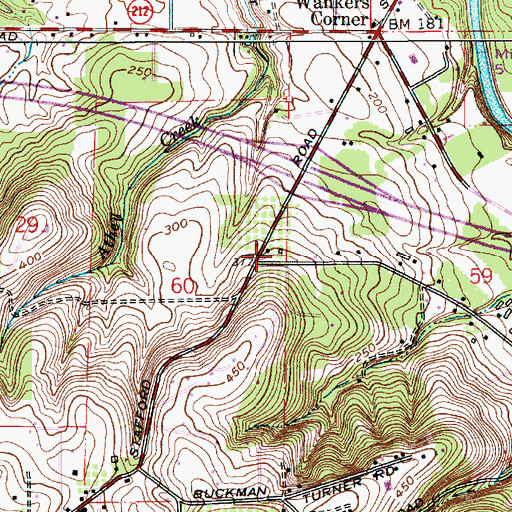 Topographic Map of Stafford Academy, OR