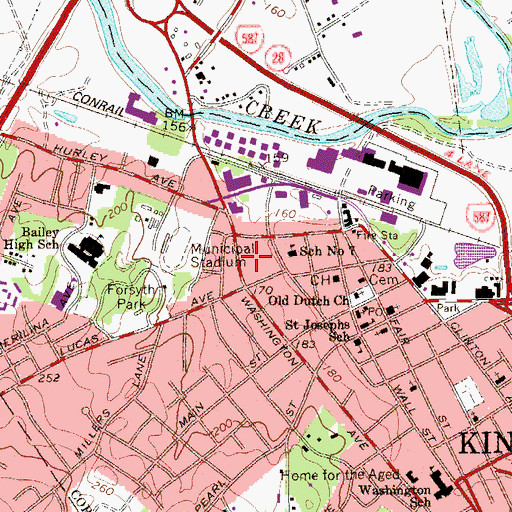 Topographic Map of Hutton Nursing Home, NY