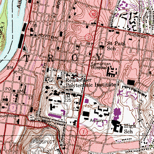 Topographic Map of Mount Magdalen School of Industry and Reformatory of the Good Shepherd, NY