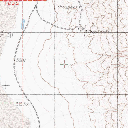 Topographic Map of Big Horn Canyon, CA